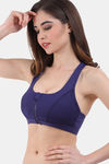 Amour Secret Easy Movement Sports Bra With Removable Padding - Blue — thumbnail 3