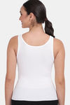 Amour Secret Nylon Elastane Camisole - White — thumbnail 2
