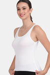 Amour Secret Nylon Elastane Camisole - White — thumbnail 3