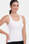 Amour Secret Nylon Elastane Camisole - White — thumbnail 5