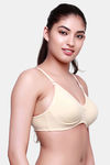 Floret Double Layered Wirefree Natural Lift Nursing Bra - Skin — thumbnail 4