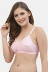 Floret Double Layered Wirefree Super Support Bra - Pink — thumbnail 3