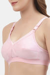 Floret Double Layered Wirefree Super Support Bra - Pink — thumbnail 5