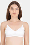 Floret Double Layered Wirefree Natural Lift T-Shirt Bra - White — thumbnail 1
