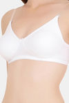 Floret Double Layered Wirefree Natural Lift T-Shirt Bra - White — thumbnail 5