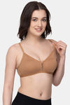 Floret Double Layered Wirefree Natural Lift T-Shirt Bra - Nude — thumbnail 3