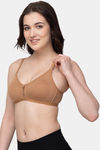 Floret Double Layered Wirefree Natural Lift T-Shirt Bra - Nude — thumbnail 5