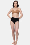 Floret Double Layered Wirefree Natural Lift T-Shirt Bra - Nude — thumbnail 6