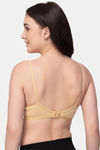 Floret Double Layered Wirefree Natural Lift T-Shirt Bra - Skin — thumbnail 2