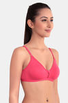 Floret Double Layered Wirefree Natural Lift T-Shirt Bra - Tomato Red — thumbnail 2