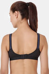 Floret Double Layered Wirefree T-Shirt Bra - Grey — thumbnail 4