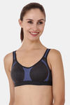 Floret Double Layered Wirefree T-Shirt Bra - Grey — thumbnail 6
