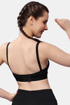 Floret Wirefree Natural Lift Push up Bra - Black — thumbnail 2