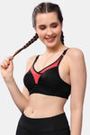 Floret Wirefree Natural Lift Push up Bra - Black — thumbnail 4