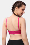 Floret Wirefree Natural Lift Push up Bra - Magenta — thumbnail 2