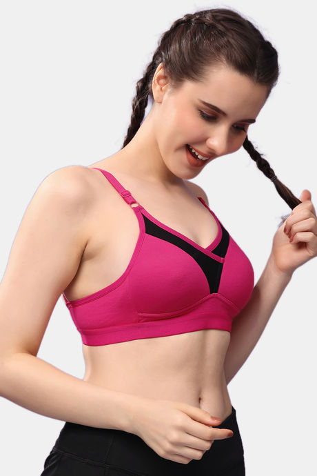 Floret Wirefree Natural Lift Push up Bra - Magenta — image 3
