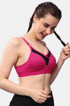 Floret Wirefree Natural Lift Push up Bra - Magenta — thumbnail 3