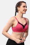 Floret Wirefree Natural Lift Push up Bra - Tomato Red — thumbnail 3