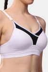 Floret Wirefree Natural Lift Push up Bra - White — thumbnail 4