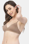 Floret Double Layered Wirefree Natural Lift 3/4th Coverage T-Shirt Bra - Nude — thumbnail 3