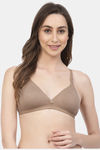 Floret Double Layered Wirefree Natural Lift 3/4th Coverage T-Shirt Bra - Nude — thumbnail 4