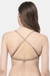 Floret Double Layered Wirefree Natural Lift 3/4th Coverage T-Shirt Bra - Nude — thumbnail 5