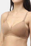 Floret Extra Soft Cups Wirefree Natural Lift Push Up Bra - Nude — thumbnail 4