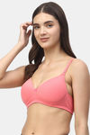 Floret Extra Soft Cups Wirefree Natural Lift Push Up Bra - Rose — thumbnail 5