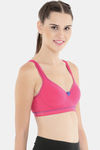 Floret Wirefree Natural Lift Push-Up Bra - Magenta — thumbnail 3
