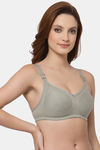Floret Double Layered Non Wired Full Coverage Minimiser Bra - Iceberg — thumbnail 4