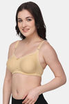 Floret Double Layered Non Wired Full Coverage Minimiser Bra - Skin — thumbnail 5