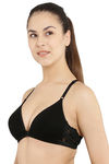 Floret Wirefree Natural Lift Pretty Back Bra - Black — thumbnail 2