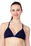 Floret Wirefree Natural Lift Pretty Back Bra - Navy — thumbnail 1