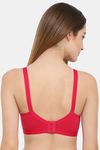 Floret Double Layered Non Wired 3/4Th Coverage Minimiser Bra - Magenta — thumbnail 2