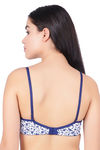 Floret Padded Wirefree T-Shirt Bra - White — thumbnail 4