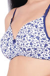 Floret Padded Wirefree T-Shirt Bra - White — thumbnail 5