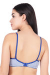 Floret Padded Wirefree T-Shirt Bra - White — thumbnail 4