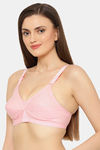 Floret Double Layered Non-Wired 3/4Th Coverage Super Support Bra - Pink — thumbnail 3