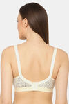 Floret Double Layered Non-Wired Full Coverage Super Support Bra - Lemon — thumbnail 2