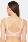 Floret Double Layered Non-Wired Full Coverage Super Support Bra - Rose — thumbnail 2