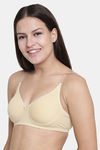 Floret Padded Non-Wired 3/4Th Coverage T-Shirt Bra - Skin — thumbnail 3