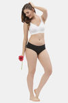 Floret Double Layered Non-Wired Full Coverage Minimiser Bra - White — thumbnail 6