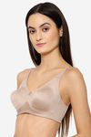 Floret Double Layered Non-Wired Full Coverage Minimiser Bra - Mineral — thumbnail 3