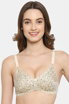 Floret Double Layered  Non Wired Medium Coverage T-Shirt Bra - Lemon Lemon — thumbnail 2