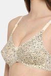 Floret Double Layered  Non Wired Medium Coverage T-Shirt Bra - Lemon Lemon — thumbnail 6