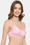 Floret Double Layered  Non Wired Medium Coverage T-Shirt Bra - Pink Pink — thumbnail 3