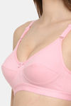 Floret Double Layered  Non Wired 3/4Th Coverage T-Shirt Bra - Pink Nude — thumbnail 8