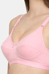 Floret Double Layered  Non Wired 3/4Th Coverage T-Shirt Bra - Rose Pink — thumbnail 5
