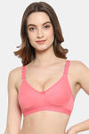 Floret Double Layered  Non Wired 3/4Th Coverage T-Shirt Bra - Rose Rose — thumbnail 2