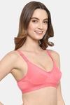 Floret Double Layered  Non Wired 3/4Th Coverage T-Shirt Bra - Rose Rose — thumbnail 3
